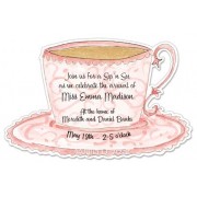 Tea Party Invitations, Teacup, Julia D Azar